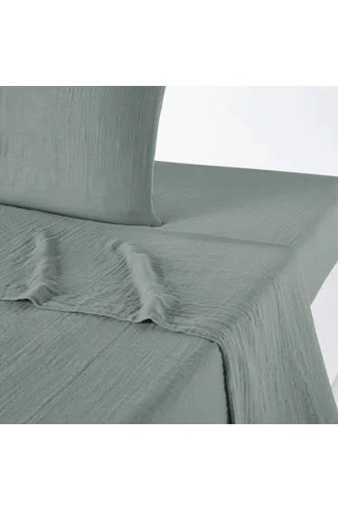 شرشف سرير قطن موسلين سادة