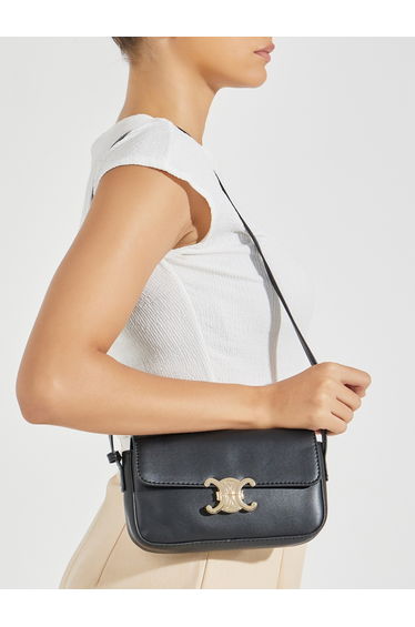 Embellished Flap Shoulder Bag