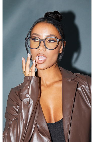 Brown Tortoiseshell Square Frame Blue Light Readers