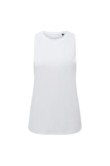 TriDri Womens/Ladies Organic Tank Top - White