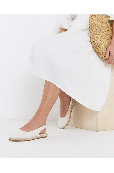 Espadrille Flats Wide Fit