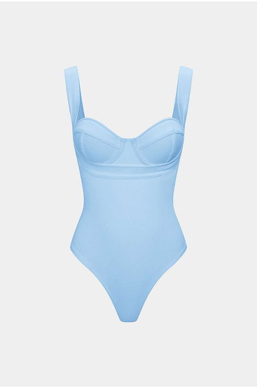 Solid Slip Sleeveless Bodysuit