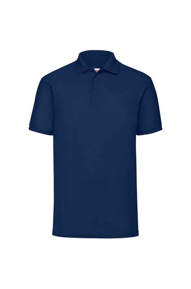 Fruit of the Loom Mens Pique Polo Shirt - Navy