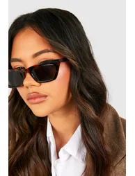 Tortoise Shell Tinted Sunglasses - brown - 1