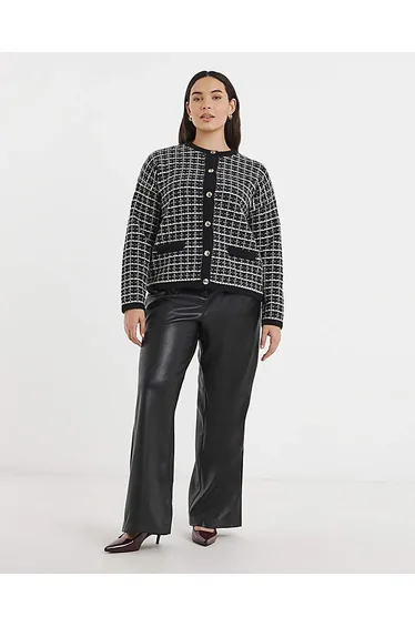 Crew Neck Boucle Cardigan Co-ord