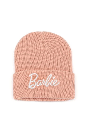 Barbie Womens/Ladies Embroidered Logo Beanie - Peach Pink