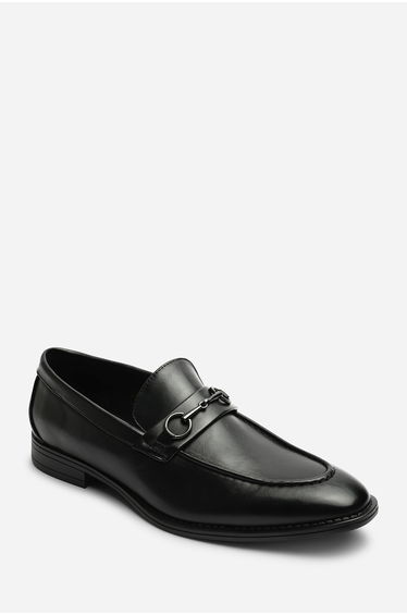 Declan Pointed Toe Slip On Buckle Loafer