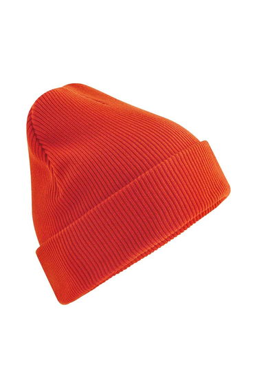 Beechfield Unisex Adult Cuffed Organic Cotton Heavyweight Beanie - Sunset