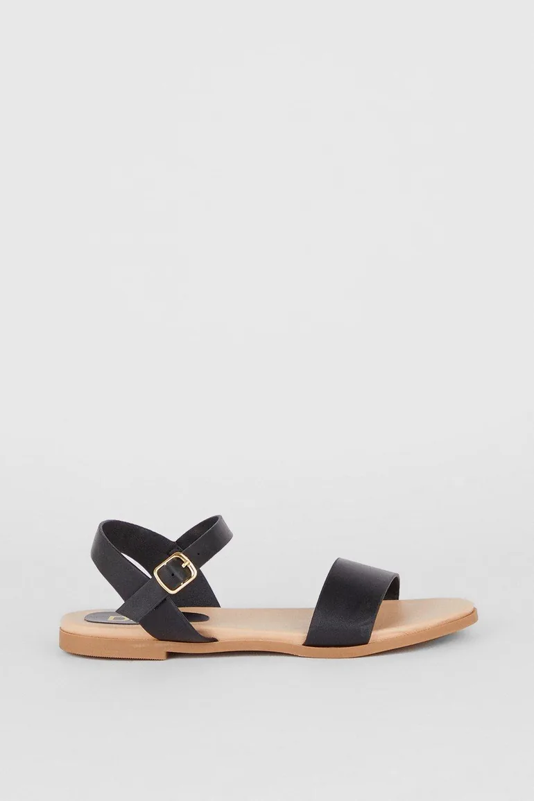 Wide Fit Faye Flat Sandals - 1