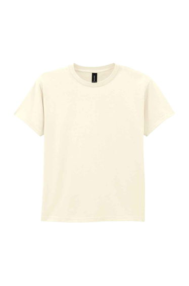 Gildan Childrens/Kids Plain Cotton Heavy T-Shirt - Off White