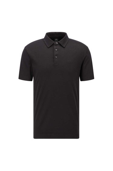 Boss Mens 30 Slim Polo Shirt - Black