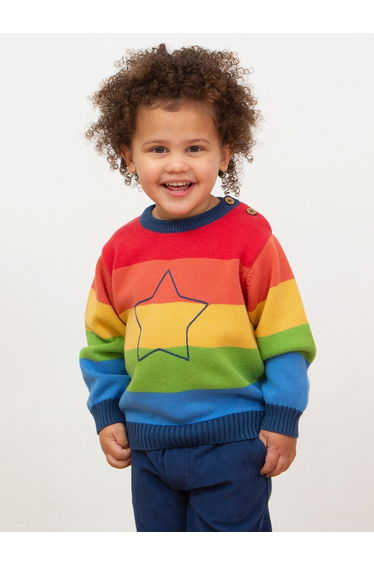 Rainbow star jumper