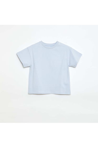 Tough Cotton Short-Sleeved T-Shirt BLUE