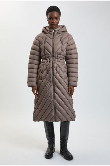 Lightweight Knee Length Packable Coat