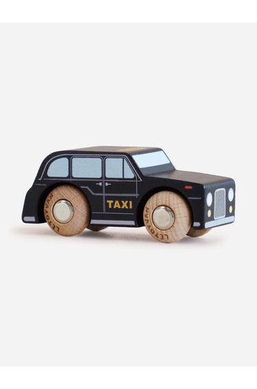 Le Toy Van GT275 Bertie Classic Cab Wooden Toy in Black (W:7.8cm x D:3cm x H:3.7cm)