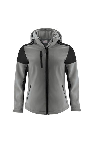 Printer Womens/Ladies Prime Soft Shell Jacket - Anthracite/Black