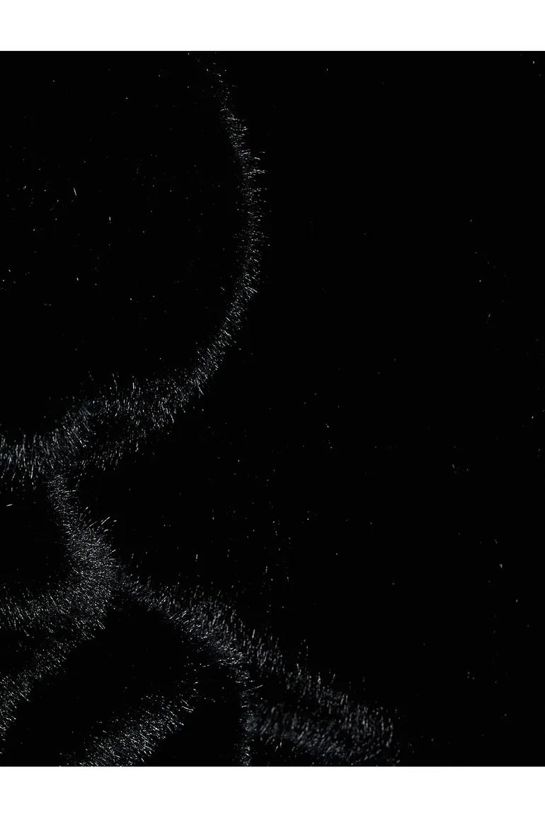 Oversize Plush Coat with Stand Collar and Zippered Pockets - 5