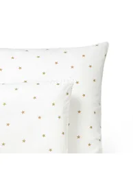 Stella Organic Cotton Pillowcase with Star Print - 1