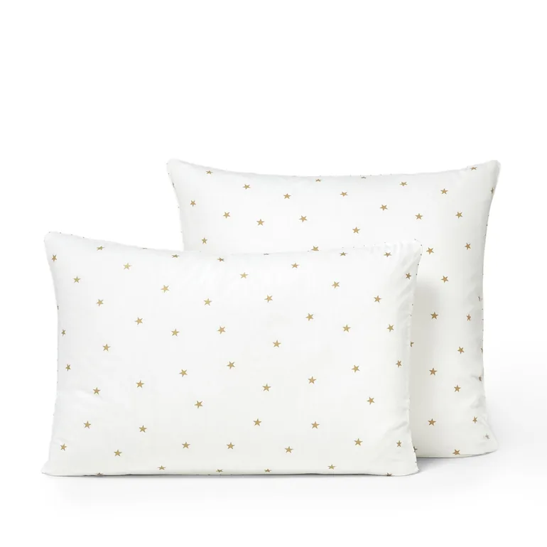 Stella Organic Cotton Pillowcase with Star Print