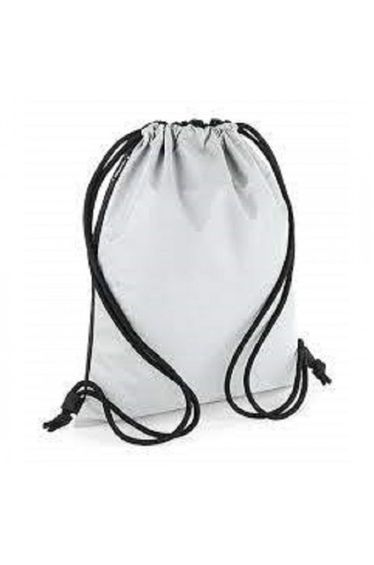 Bagbase Unisex Adult 15L Drawstring Bag - Silver