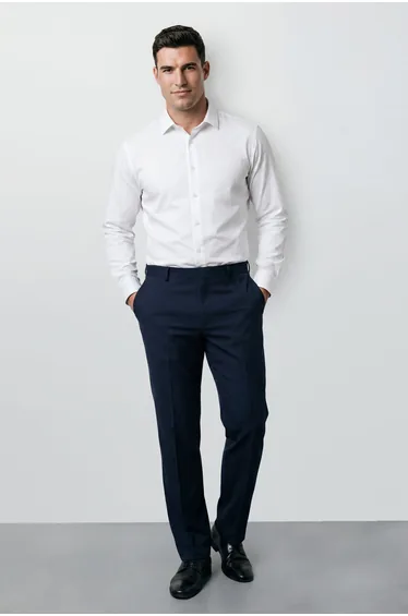 Plus & Tall Navy Essential Suit Trousers