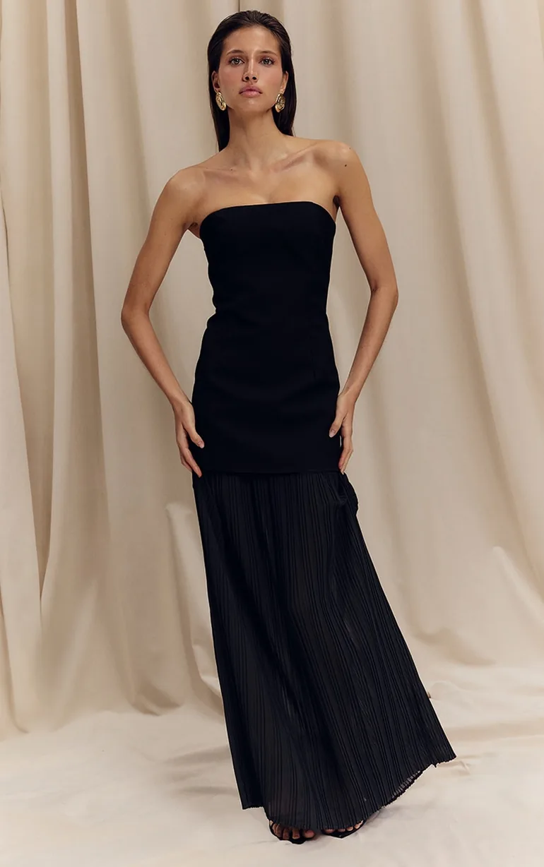chiffon pleated material dress Ever-Pretty Elegant Pleated Chiffon Midi Semi Midi Dress with Ruffled Sleeves