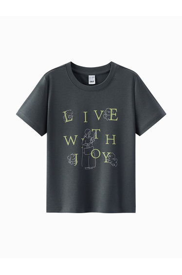 Women's Text Graphic Short Sleeve T-Shirt
