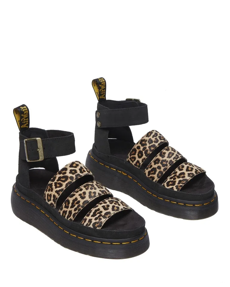 Clarissa II Quad Leather Platform Sandals