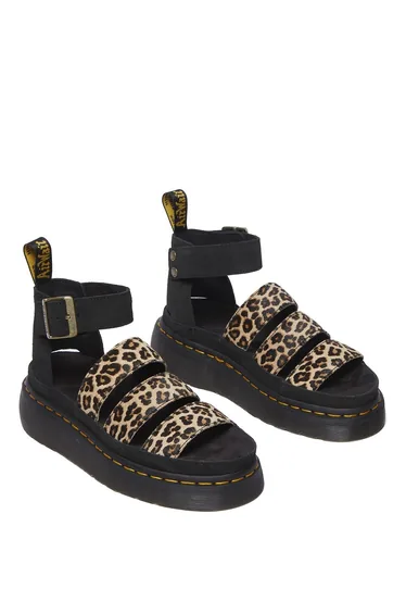 Clarissa II Quad Leather Platform Sandals