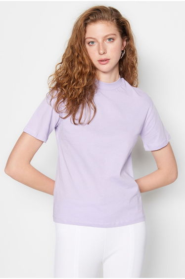 T-Shirt - Purple - Regular fit