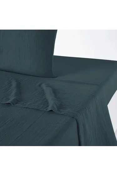 شرشف سرير قطن موسلين سادة