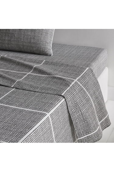 Jinties Check Print Cotton Flat Sheet