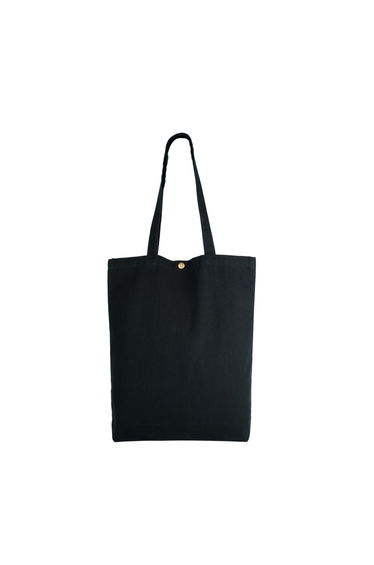 Kimood Cotton Washed 13L Tote Bag - Black
