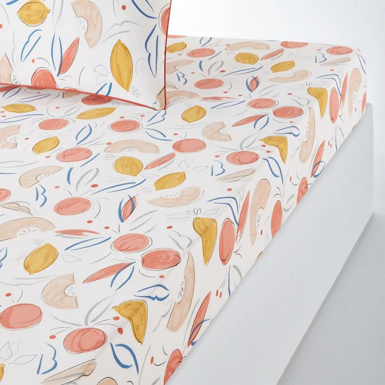 Dessia 30cm Fruity 100% Cotton Fitted Sheet