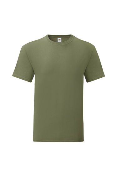 Fruit of the Loom Mens Iconic T-Shirt - Olive
