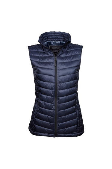 Tee Jays Womens/Ladies Padded Zepelin Vest Jacket / Gilet - Deep Navy