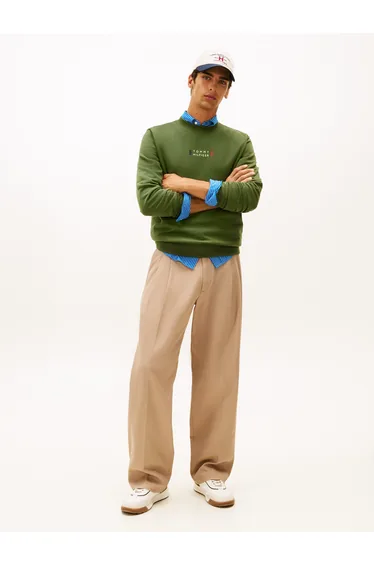 سويتشيرت تومي هيلفيغر بأكمام طويلة