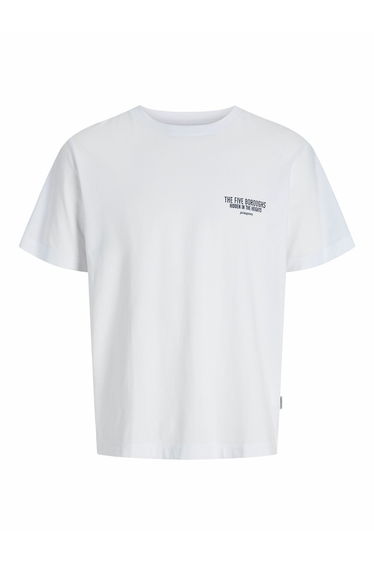 Crew Neck T-Shirt with Printed Back