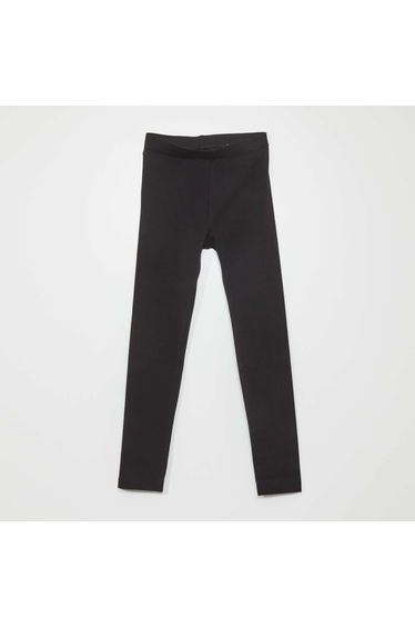 Long stretch leggings black