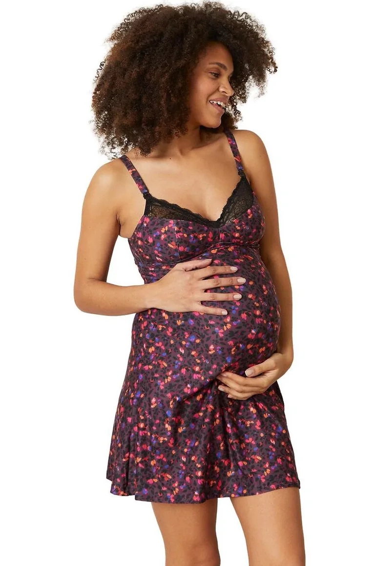 Lily Floral Nursing Nightie