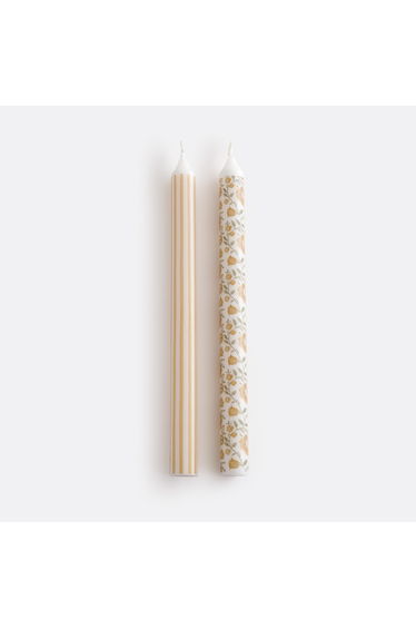 Set of 2 Yassia Printed Candles