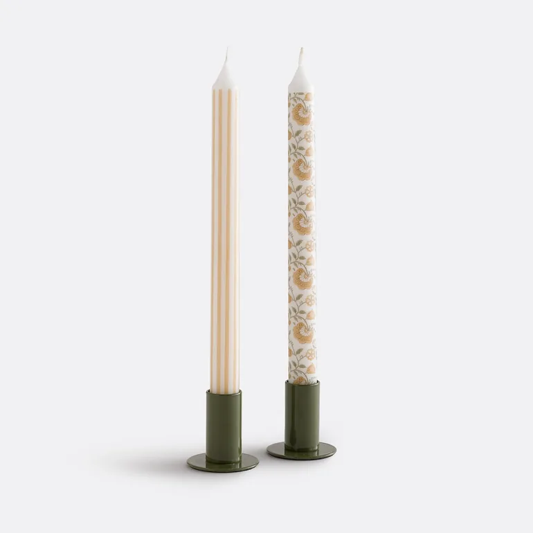 Set of 2 Yassia Printed Candles - 2