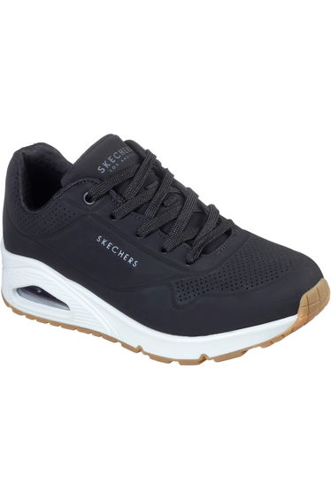 Skechers Womens/Ladies Uno Stand On Air Trainers - Black