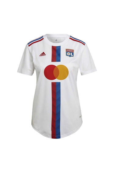 Adidas Womens/Ladies Olympique Lyonnais T-Shirt - White