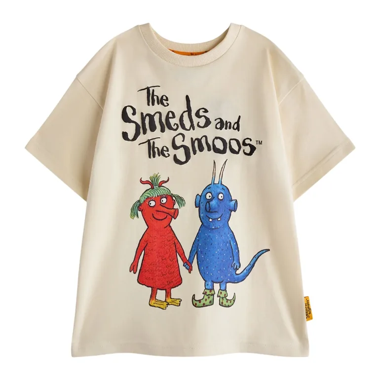 The Smeds And The Smoos Childrens/Kids T-Shirt - Beige