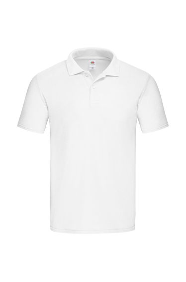 Fruit of the Loom Mens Original Pique Polo Shirt - White