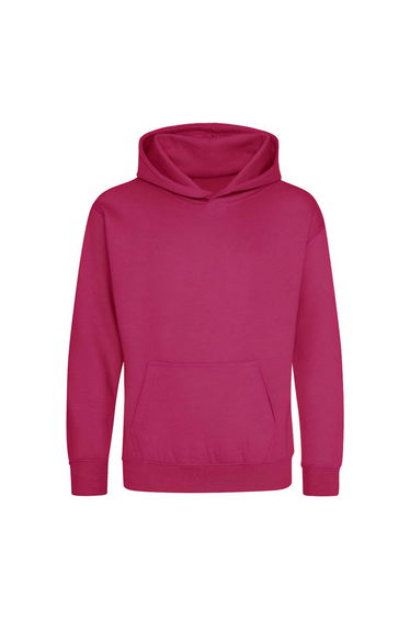 Awdis Childrens/Kids Heather Hoodie - Hot Pink