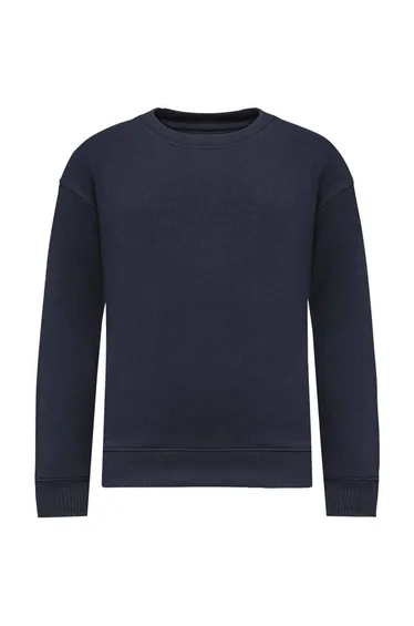 Native Spirit Childrens/Kids Round Neck Oversized Sweatshirt - Navy