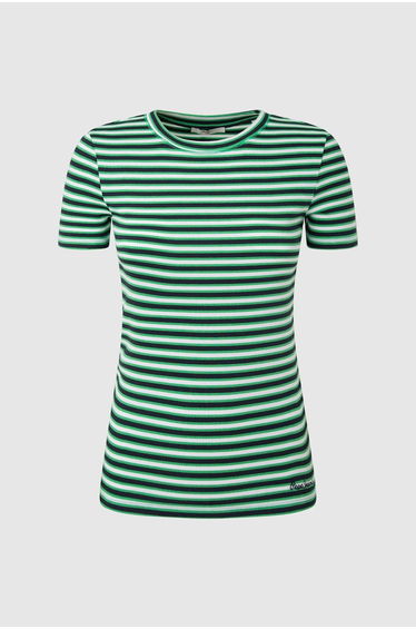Jada Stripe Top Green