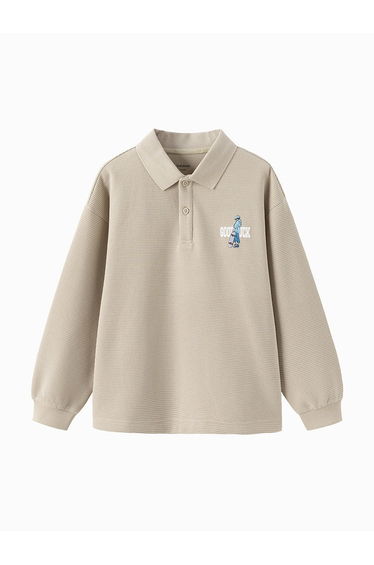 Boys' Polo T-Shirt With Print